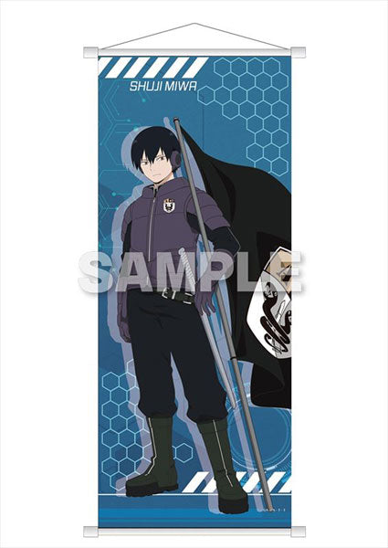 World Trigger Half B2 Wall Scroll Shuji Miwa, Decorative Tapestries, animota