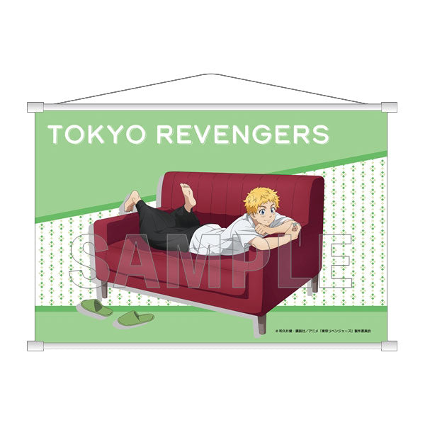 Tokyo Revengers Wall Scroll Sofa ver. Takemichi Hanagaki, Decorative Tapestries, animota