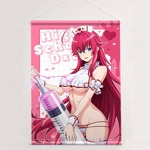High School D x D HERO New Illustration B2 Wall Scroll (Rias Gremory / White Nurse) Double Suede(Pre-order), Decorative Tapestries, animota