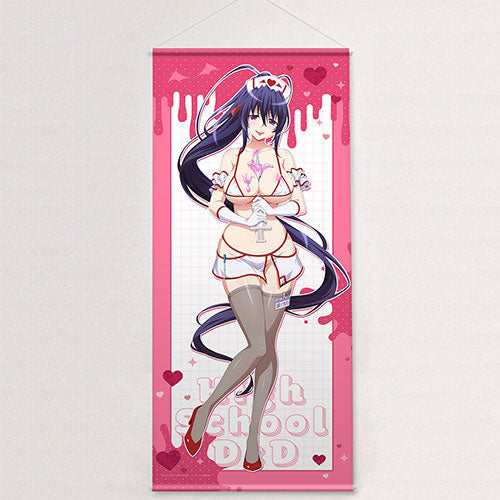 High School D x D HERO New Illustration Jumbo Wall Scroll (Akeno Himejima / White Nurse)(Pre-order), Decorative Tapestries, animota