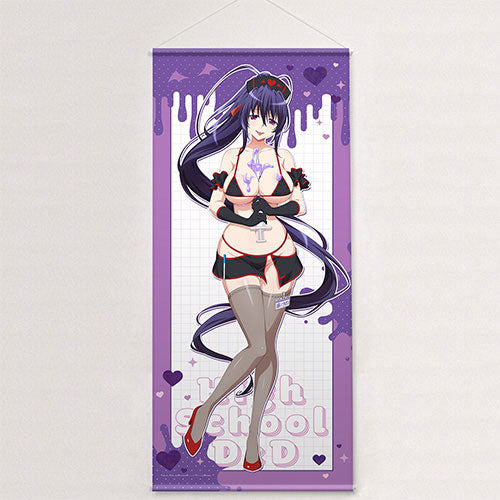 High School D x D HERO New Illustration Jumbo Wall Scroll (Akeno Himejima / Black Nurse)(Pre-order), Decorative Tapestries, animota