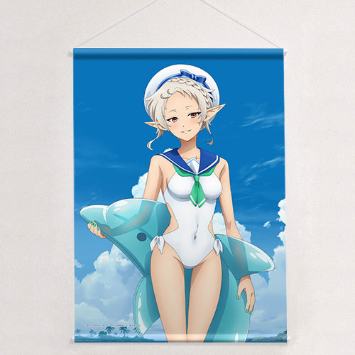 Mushoku Tensei: Jobless Reincarnation II -Isekai Ittara Honki Dasu- New Illustration B2 Wall Scroll (Sylphiette / Marine Sailor Swimsuit) Double Suede(Pre-order), Decorative Tapestries, animota