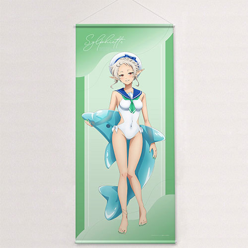Mushoku Tensei: Jobless Reincarnation II -Isekai Ittara Honki Dasu- New Illustration Jumbo Wall Scroll (Sylphiette / Marine Sailor Swimsuit)(Pre-order), Decorative Tapestries, animota