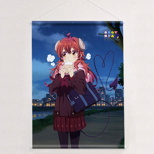 The Demon Girl Next Door Season 2 New Illustration B2 Wall Scroll (Yuuko Yoshida / Yorimichi) Double Suede(Pre-order), Decorative Tapestries, animota
