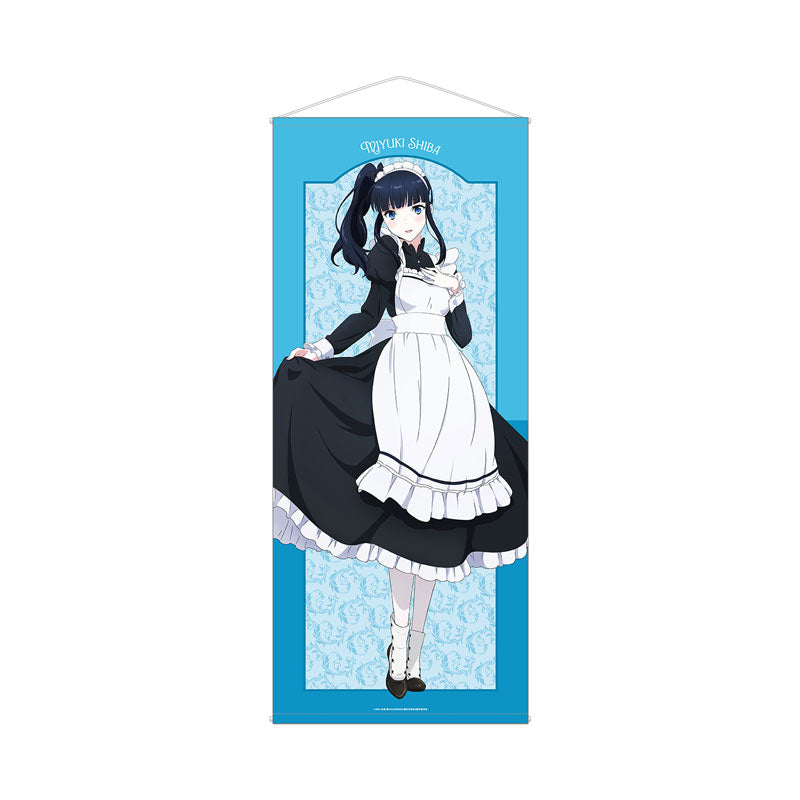 TV Anime "The Irregular at Magic High School 3rd Season" New Illustration Miyuki Shiba Maid ver. Life-size Wall Scroll, Decorative Tapestries, animota