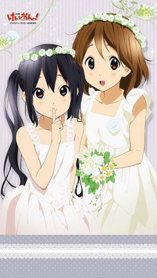 K-On! - "Yui & Azusa" White One-piece Dress Multipurpose Wall Scroll Split Curtain, Decorative Tapestries, animota