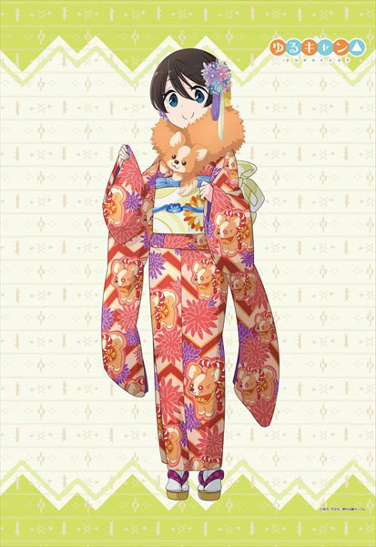 Yuru Camp New Illustration Ena B2 Wall Scroll, Decorative Tapestries, animota