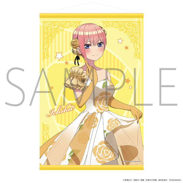Movie The Quintessential Quintuplets Wedding Reception B2 Wall Scroll Ichika Nakano, Decorative Tapestries, animota