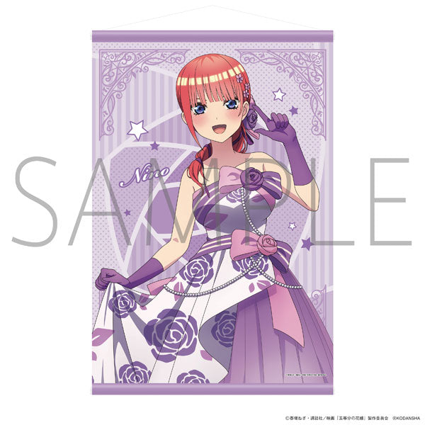 Movie The Quintessential Quintuplets Wedding Reception B2 Wall Scroll Nino Nakano, Decorative Tapestries, animota