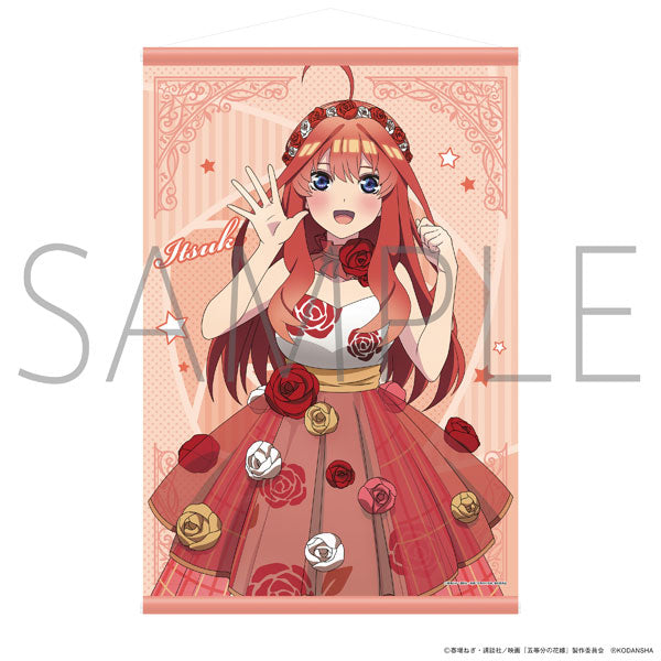 Movie The Quintessential Quintuplets Wedding Reception B2 Wall Scroll Itsuki Nakano, Decorative Tapestries, animota
