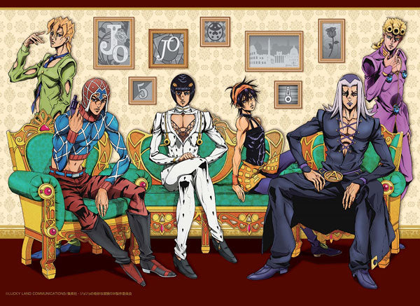 TV Anime "JoJo's Bizarre Adventure Golden Wind" New Illustration B2 Wall Scroll "Bucciarati's Team" A, Decorative Tapestries, animota