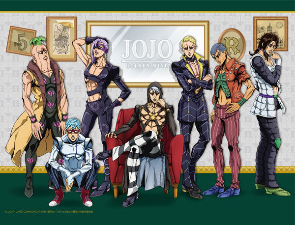 TV Anime "JoJo's Bizarre Adventure Golden Wind" New Illustration B2 Wall Scroll "Hitman Team", Decorative Tapestries, animota