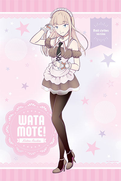 Watamote B2 Wall Scroll Maid Costume Ver. (4) Asuka Katou, Decorative Tapestries, animota