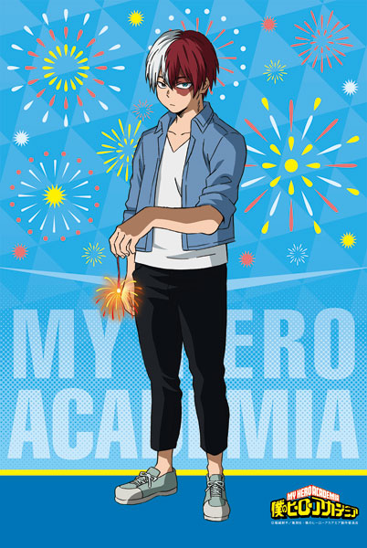 TV Anime "My Hero Academia" B2 Wall Scroll (5) Shoto Todoroki, Decorative Tapestries, animota