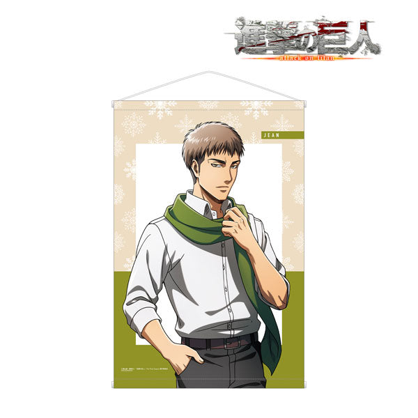 Attack on Titan New Illustration Jean Wearing Muffler ver. B2 Wall Scroll, Decorative Tapestries, animota