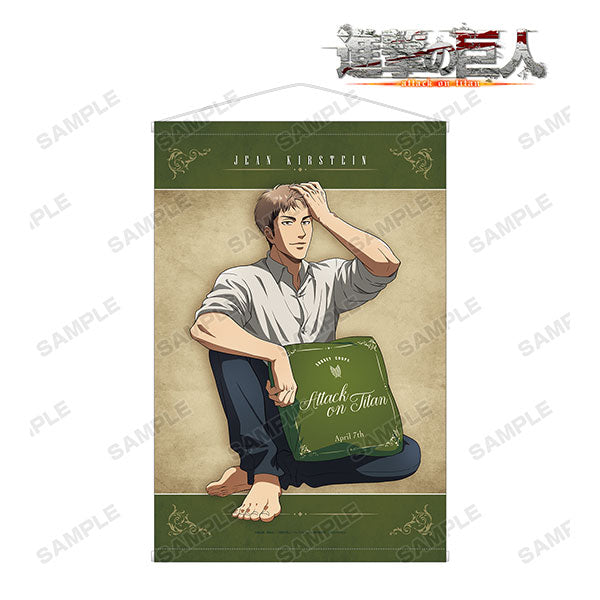 Attack on Titan New Illustration Jean Relax ver. B2 Wall Scroll, Decorative Tapestries, animota