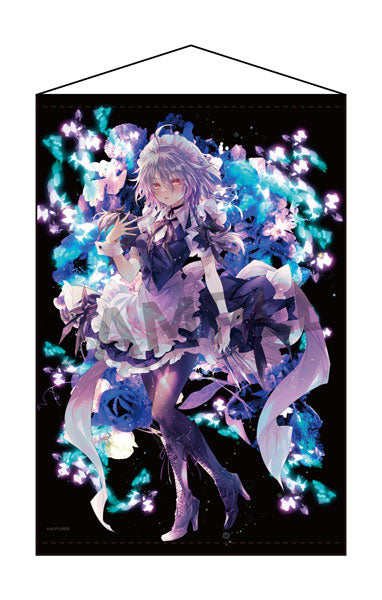 Touhou Project B2 Wall Scroll 76 Sakuya Izayoi illust. Yuukou Kobayashi, Decorative Tapestries, animota