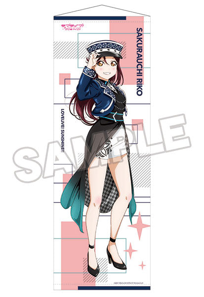 Love Live! Sunshine!! B2 Half Cut Size Wall Scroll Riko Sakurauchi Fantastic Departure!, Decorative Tapestries, animota