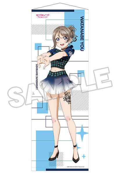 Love Live! Sunshine!! B2 Half Cut Size Wall Scroll You Watanabe Fantastic Departure!, Decorative Tapestries, animota