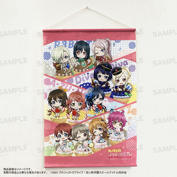 Love Live! Nijigasaki High School Idol Club B2 Wall Scroll (Chara Dolce), Decorative Tapestries, animota
