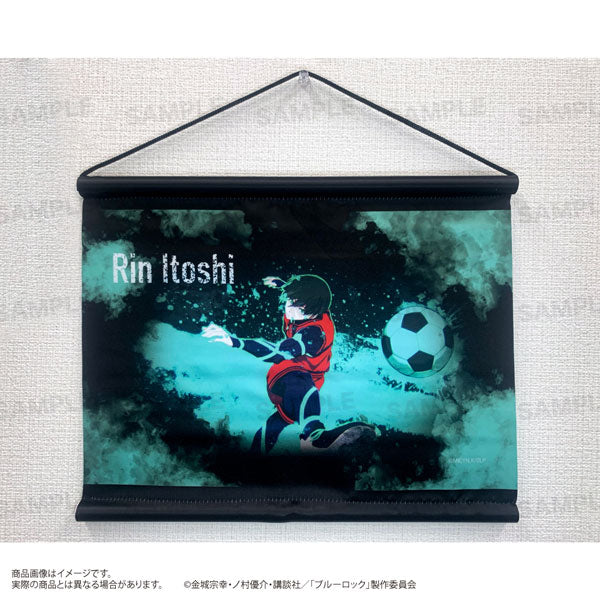 TV Anime "Bluelock" Scene Photo Mini Wall Scroll Rin Itoshi, Decorative Tapestries, animota