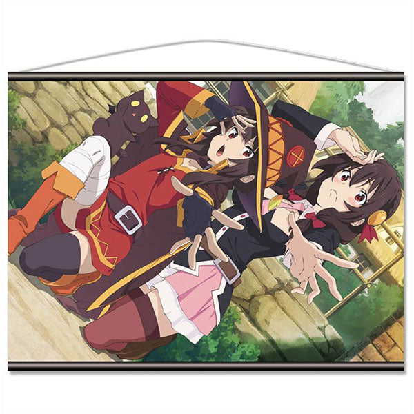 Movie KonoSuba: God's Blessing on this Wonderful World! Kurenai Densetsu B2 Wall Scroll B Megumin & Yunyun, Decorative Tapestries, animota