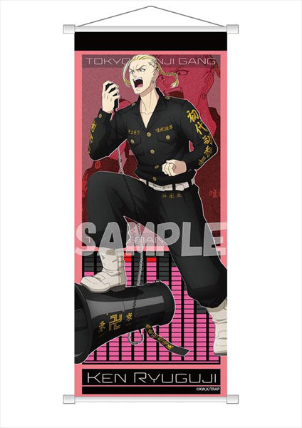Tokyo Revengers Slim Wall Scroll Megaphone ver. Ken Ryuguji, Decorative Tapestries, animota
