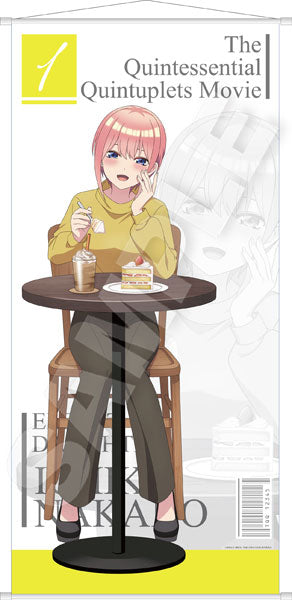 Movie The Quintessential Quintuplets Big Wall Scroll Ichika Nakano Lunch Date ver., Decorative Tapestries, animota