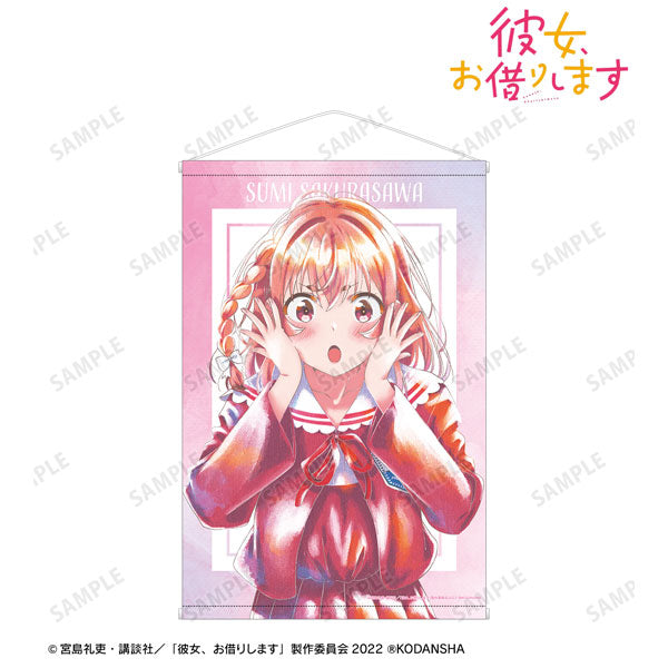 TV Anime "Rent-A-Girlfriend" Sumi Sakurasawa Ani-Art aqua label B2 Wall Scroll, Decorative Tapestries, animota