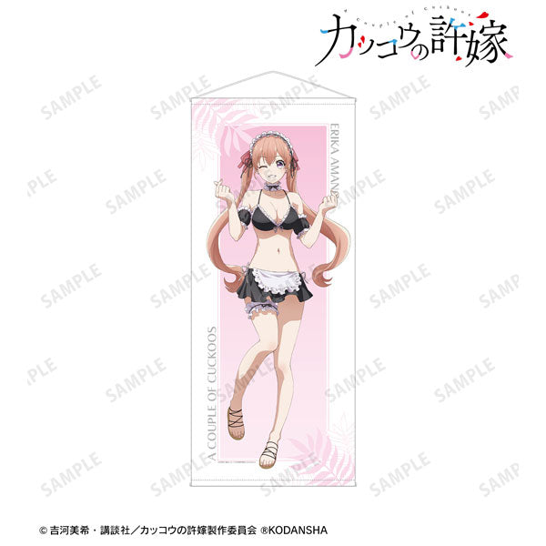 TV Anime "A Couple of Cuckoos" New Illustration Erika Amano Swimsuit Maid ver. Life-size Wall Scroll, Decorative Tapestries, animota