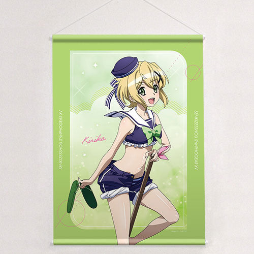 Senki Zesshou Symphogear XV New Illustration B2 Wall Scroll (Kirika / Marine Sailor Swimsuit)(Pre-order), Decorative Tapestries, animota