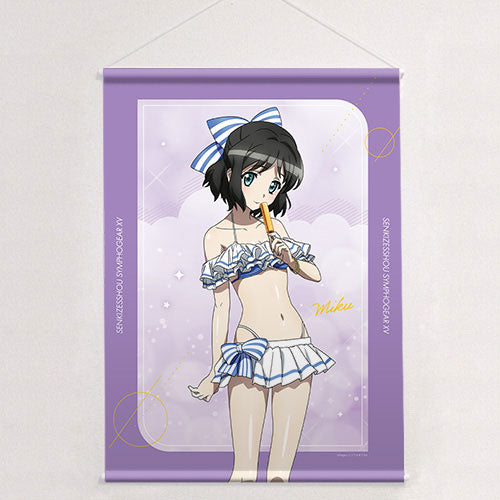 Senki Zesshou Symphogear XV New Illustration B2 Wall Scroll (Miku / Marine Sailor Swimsuit) Double Suede(Pre-order), Decorative Tapestries, animota