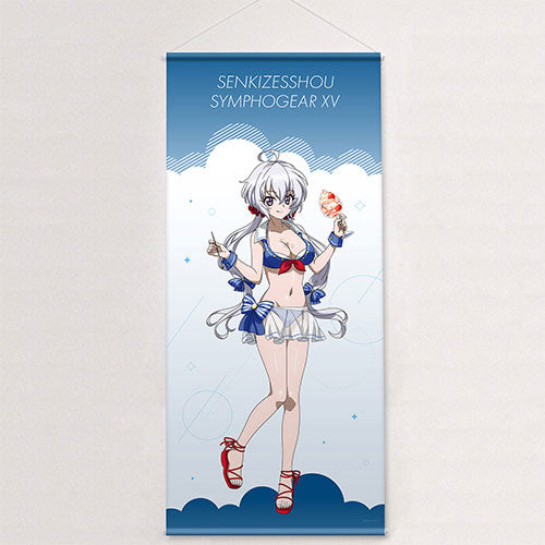 Senki Zesshou Symphogear XV New Illustration Jumbo Wall Scroll (Chris / Marine Sailor Swimsuit), Decorative Tapestries, animota