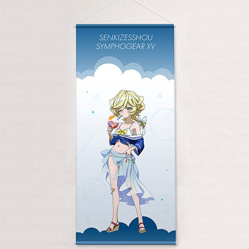 Senki Zesshou Symphogear XV New Illustration Jumbo Wall Scroll (Carol / Marine Sailor Swimsuit), Decorative Tapestries, animota