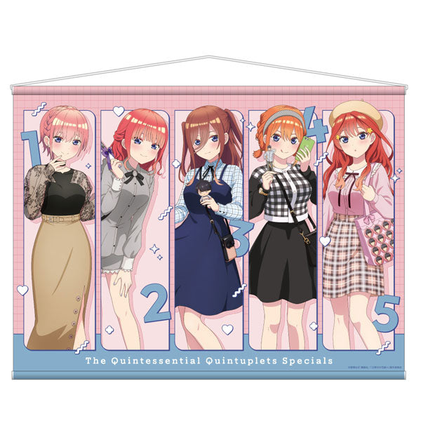 The Quintessential Quintuplets Specials New Illustration B2 Wall Scroll, Decorative Tapestries, animota