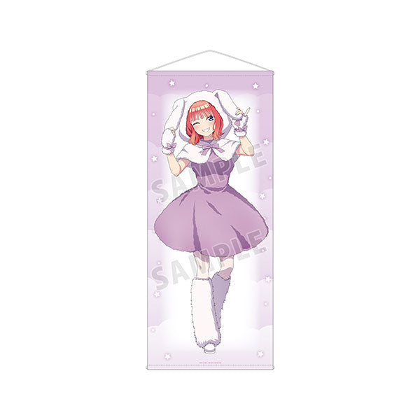 Movie "The Quintessential Quintuplets" New Illustration Nino Nakano Fluffy Animal Kigurumi ver. Life-size Wall Scroll, Decorative Tapestries, animota