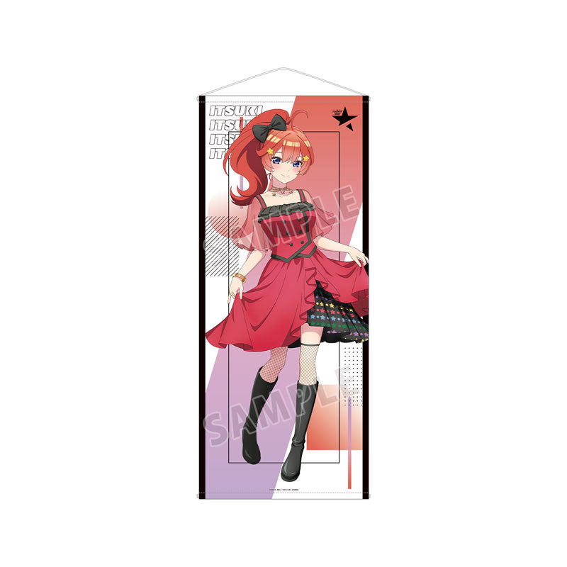 The Quintessential Quintuplets Specials rockin'star Collaboration New Illustration Itsuki Nakano Rock Idol ver. Life-size Wall Scroll, Decorative Tapestries, animota