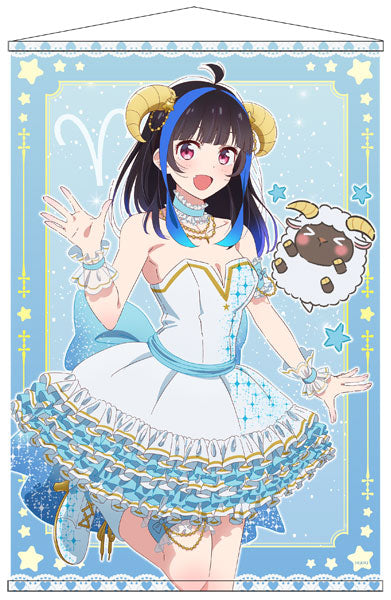 Rent-A-Girlfriend New Illustration B2 Wall Scroll Zodiac ver. Mini Yaemori, Decorative Tapestries, animota