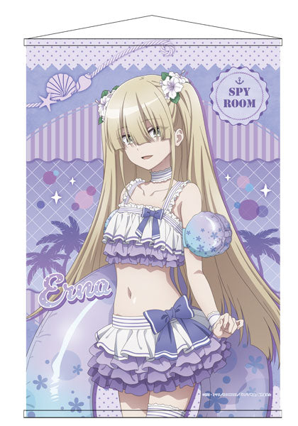 Spy Classroom New Illustration B2 Wall Scroll Swimsuit ver. Erna, Decorative Tapestries, animota