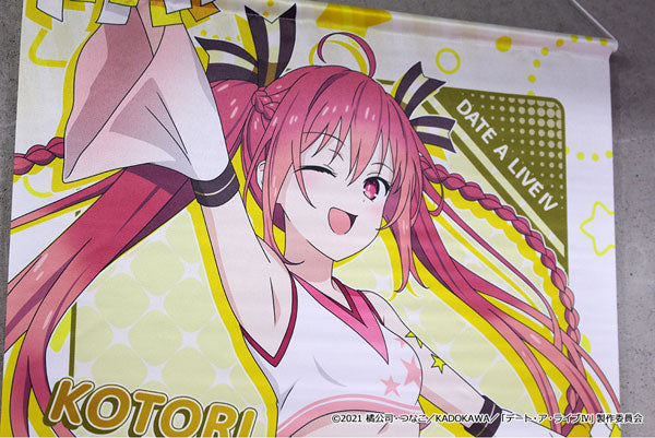 Date A Live IV New Illustration B2 Wall Scroll Kotori Itsuka Cheerleader, Decorative Tapestries, animota