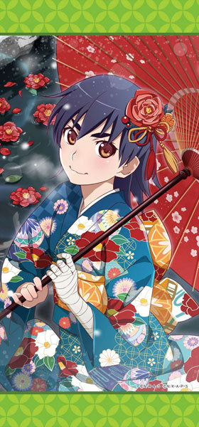 Monogatari Series Puc Puc Suruga Kanbaru (Konna Watashi mo, Otsunamono darou......?) Mini Wall Scroll, Decorative Tapestries, animota