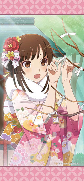 Monogatari Series Puc Puc Nadeko Sengoku (Kamisama wa, Kanaeru Igai Nai nda yo) Mini Wall Scroll, Decorative Tapestries, animota
