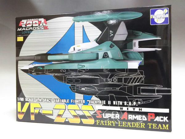 EVOLUTION TOY Macross II 1/60 Variable VF-2SS Valkyrie II with SAP(Super Armed Pack) Fairy Leader Team