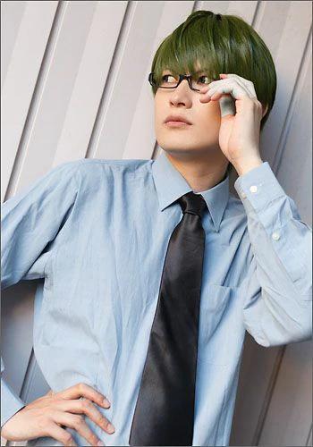 "Kuroko no Basket" Shintaro Midorima style cosplay wig | animota