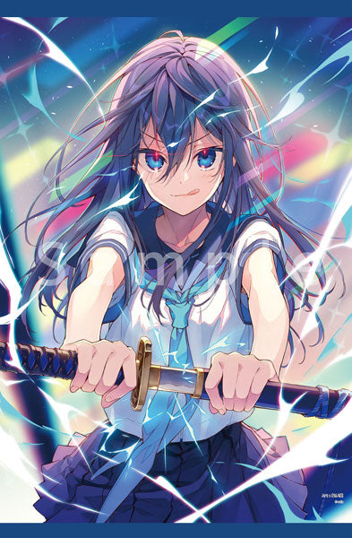 Original HD Wall Scroll "Tapesuke" Strong Character Girls 01 Naoko Sunao Illustration: Reia B2 Size HD Wall Scroll, Decorative Tapestries, animota