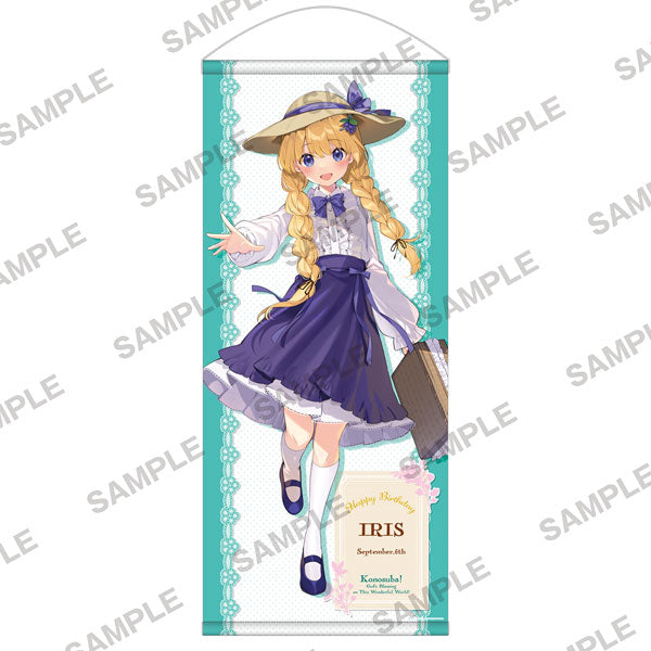 KonoSuba: God's Blessing on This Wonderful World! Birthday Celebration 2023: Newly Drawn Large Life-Sized Tapestry (Iris), Decorative Tapestries, animota