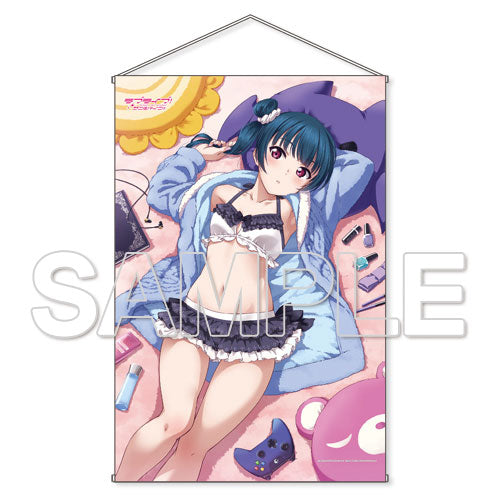 Love Live! Sunshine!! B1 Wall Scroll Series Ver. Swimsuit Yoshiko Tsushima, Decorative Tapestries, animota