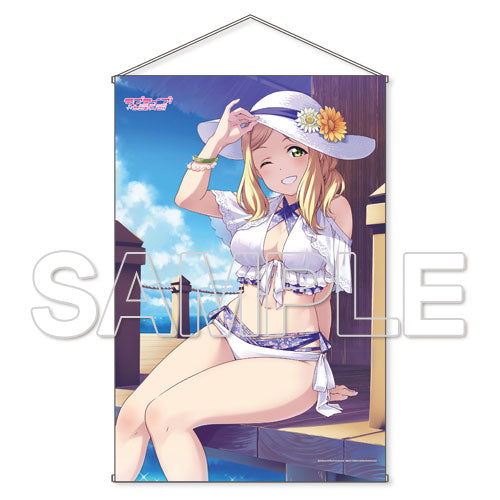 Love Live! Sunshine!! B1 Wall Scroll Series Ver. Swimsuit Mari Ohara, Decorative Tapestries, animota