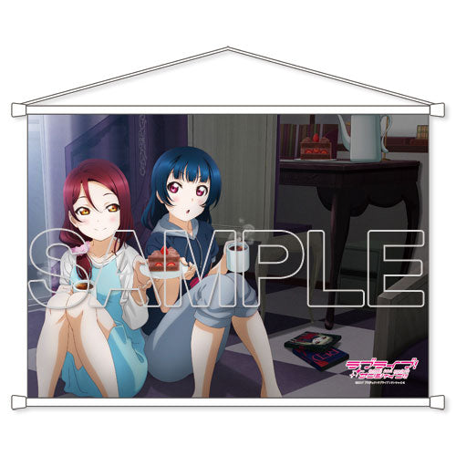 Love Live! Sunshine!! Cover Girl General Election B2 Wall Scroll Riko Sakurauchi & Yoshiko Tsushima, Decorative Tapestries, animota