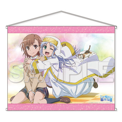 Toaru Majutsu no Index III Mikoto & Index B2 Wall Scroll, Decorative Tapestries, animota
